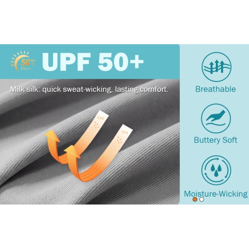3-Pack Locoowai Sun Protection Shirts Men Size S- UPF 50+ Quick Dry Long Sleeve - Picture 3 of 4